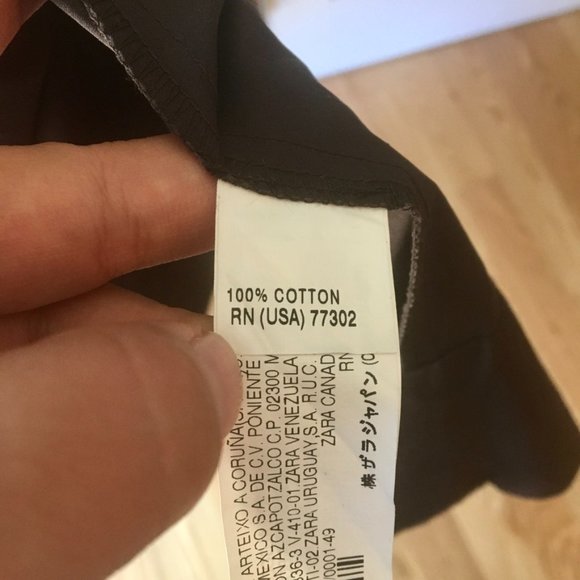 Zara Brown Midi Dress with Belt - Picture 10 of 10